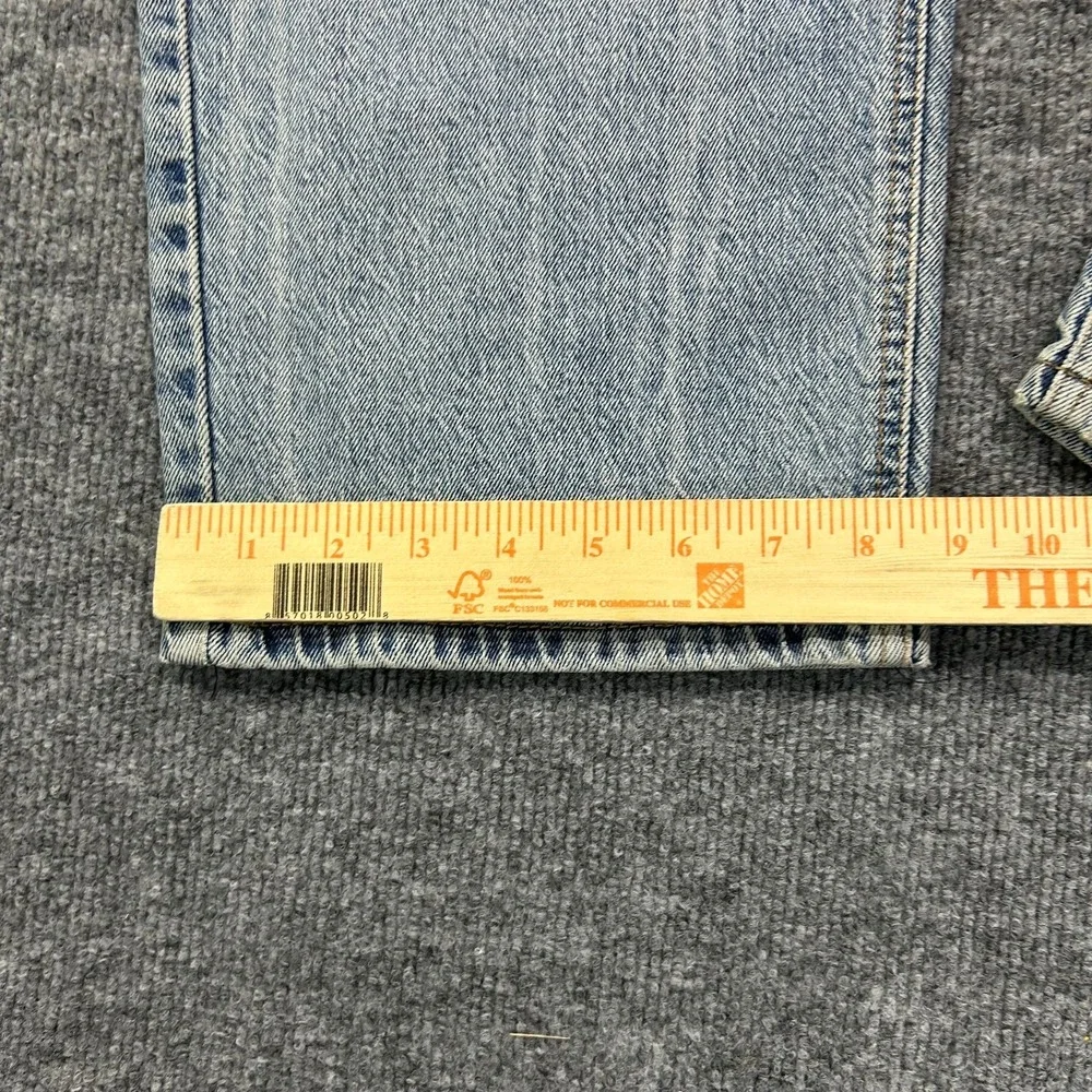 Levi's 541 Straight Jeans Men Blue Denim 5-Pockets Classic Zip Fly - 42X30